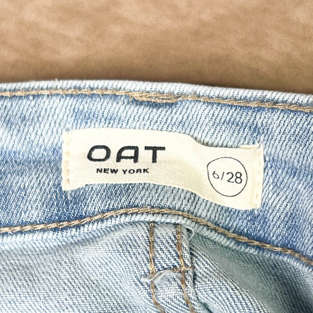 Oat New York Denim Button Up Maxi Skirt Blue Boho Teacher Peasant Academia NWT - Picture 3 of 7